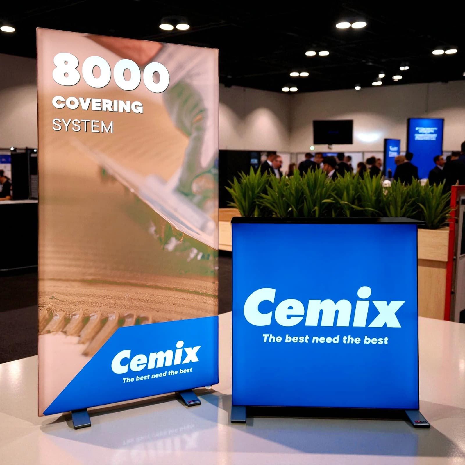 Cemix sajamski štand - sklopivi LED lightbox