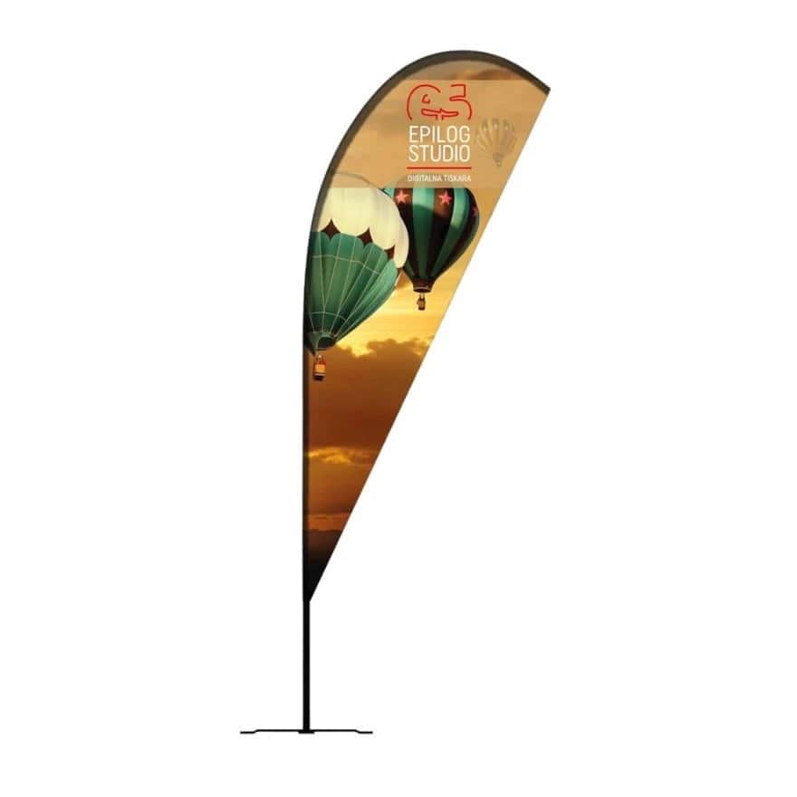 Beach flag - Epilog studio